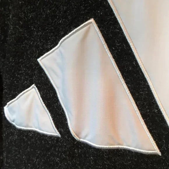 ADIDAS Dark Grey Pullover with Sewn on Mountain Logo - Picture 2 of 5